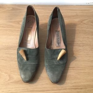 Manolo Blahnik Suede Heels